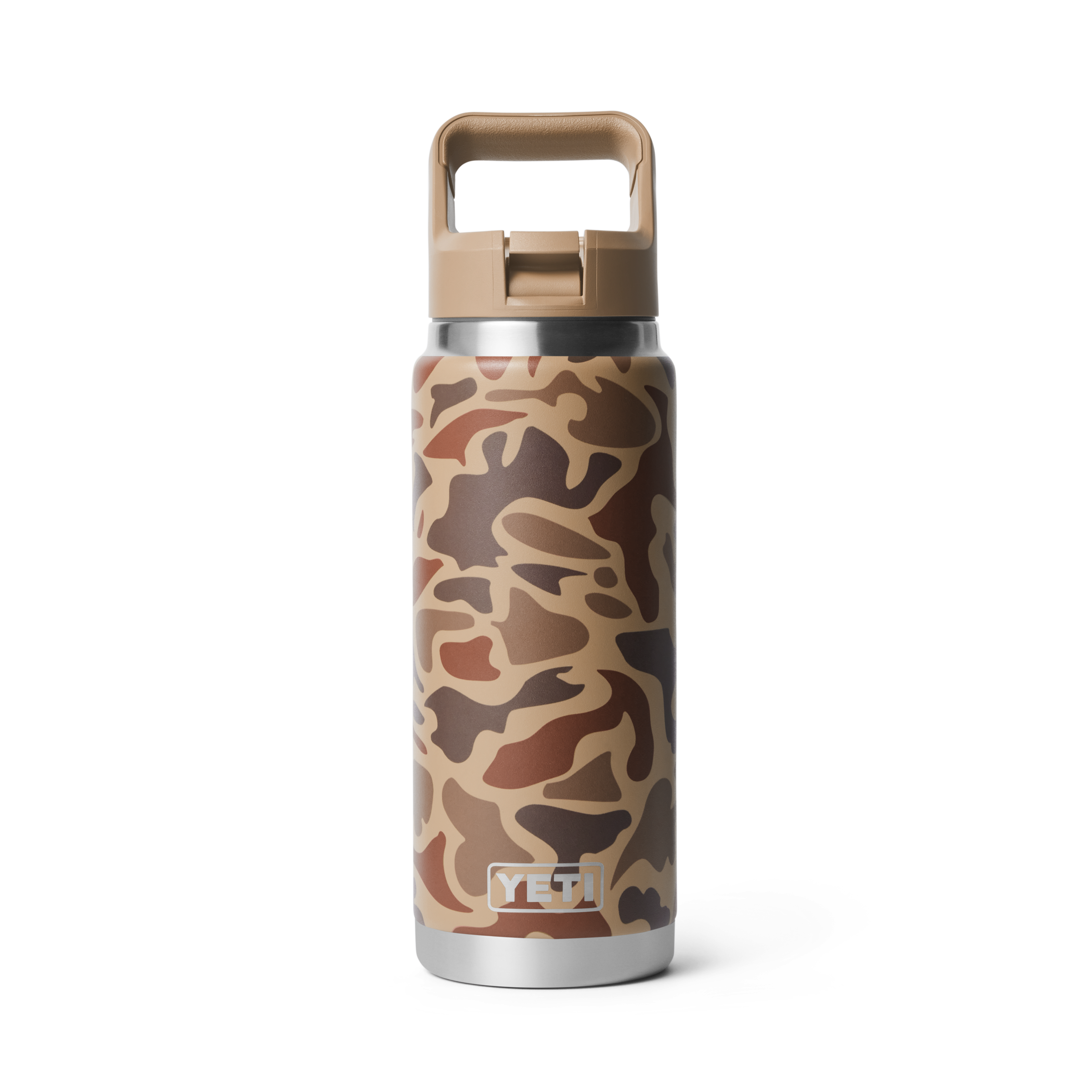 Yeti Rambler 26oz C Straw Bottle (769ml) - 26OZ / WETLANDS CAMO - Mansfield Hunting & Fishing - Products to prepare for Corona Virus