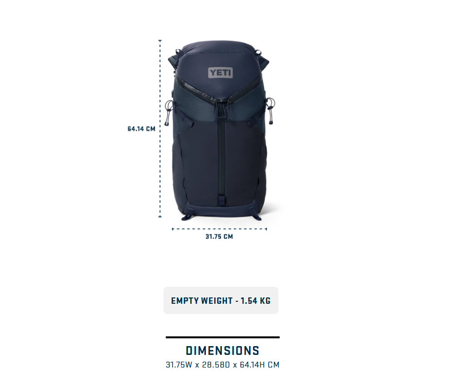 Yeti Mens Skala 40L Backpack - - Mansfield Hunting & Fishing - Products to prepare for Corona Virus