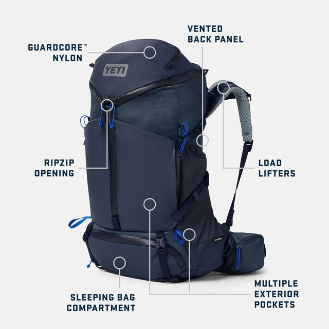 Yeti Womens Skala 50L Backpack - - Mansfield Hunting & Fishing - Products to prepare for Corona Virus