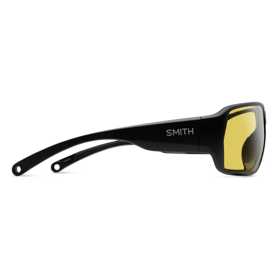 Smith Optics Castaway - Matte Black ChromaPop Glass Polarized Low Light Yellow -  - Mansfield Hunting & Fishing - Products to prepare for Corona Virus