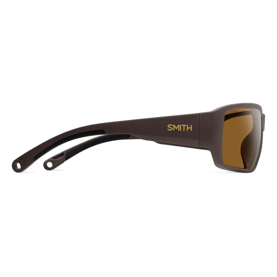 Smith Optics Hookset - Matte Mississippi Mud Chromapop Glass Polarized Brown - - Mansfield Hunting & Fishing - Products to prepare for Corona Virus