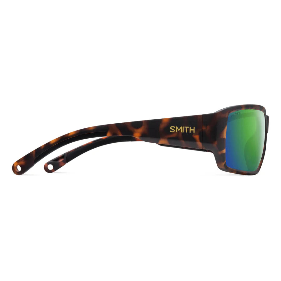 Smith Optics Hookset - Matte Tortoise Chromapop Glass Polarized Green Mirror - - Mansfield Hunting & Fishing - Products to prepare for Corona Virus