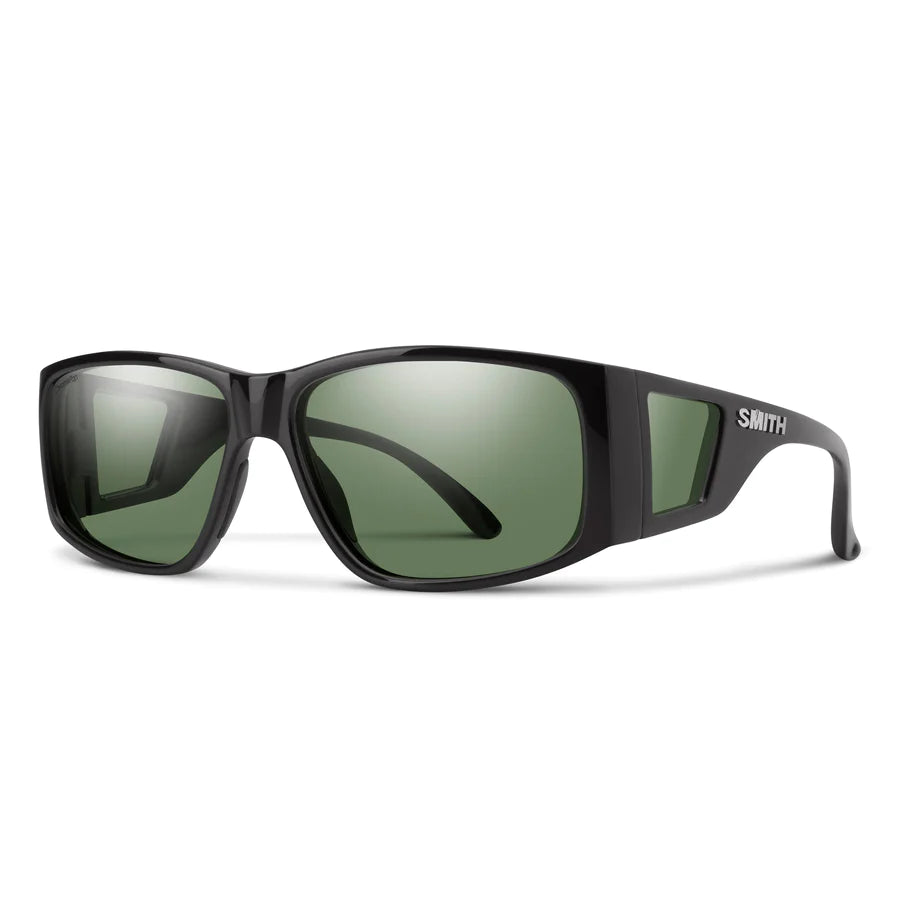 Smith Optics Monroe Peak - Matte Black ChromaPop Polarized Grey Green -  - Mansfield Hunting & Fishing - Products to prepare for Corona Virus