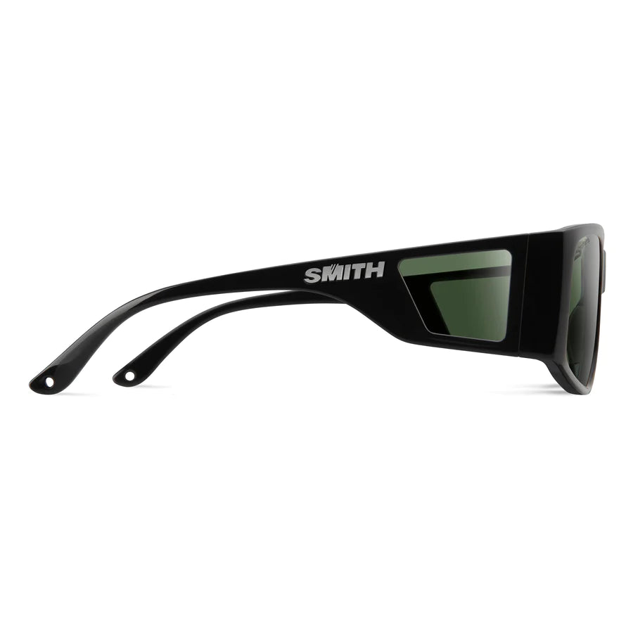 Smith Optics Monroe Peak - Matte Black ChromaPop Polarized Grey Green - - Mansfield Hunting & Fishing - Products to prepare for Corona Virus
