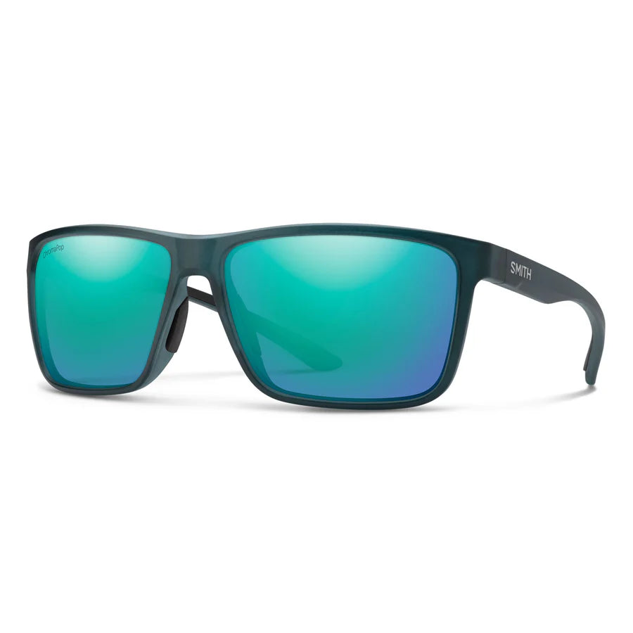 Smith Optics Riptide - Matte Pacific Crystal Chromapop Glass Polarized Sunglasses - - Mansfield Hunting & Fishing - Products to prepare for Corona Virus