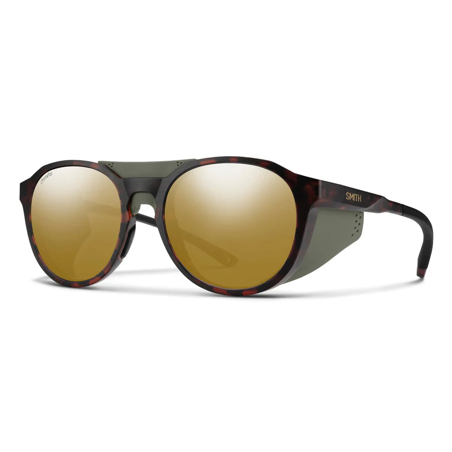 Smith Optics Venture - Matt Tortoise Chromapop Glass Polarized Bronnze Mirror - - Mansfield Hunting & Fishing - Products to prepare for Corona Virus