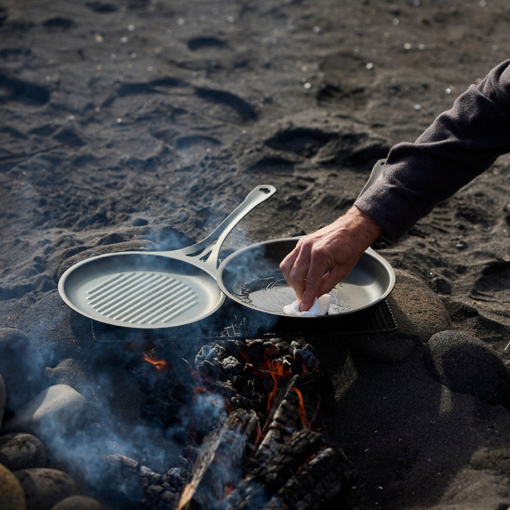 SolidTeknics - AUS-ION™ 24cm Flat Grill Pan - - Mansfield Hunting & Fishing - Products to prepare for Corona Virus