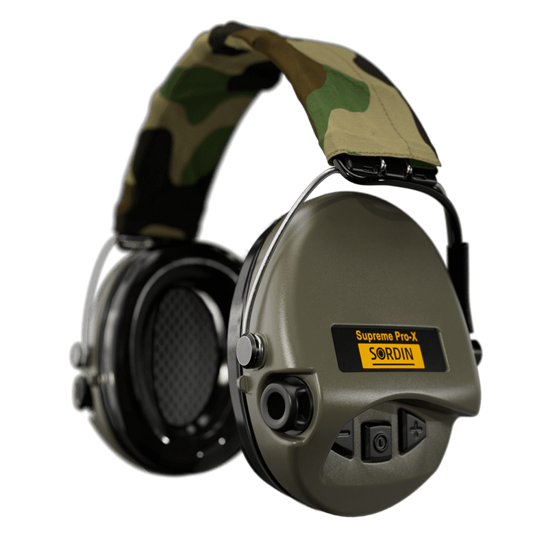 Sordin Supreme Pro-X Electronic Ear Muffs - - Mansfield Hunting & Fishing - Products to prepare for Corona Virus