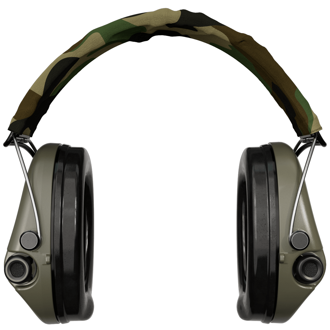 Sordin Supreme Pro-X Electronic Ear Muffs - CAMO/GREEN - Mansfield Hunting & Fishing - Products to prepare for Corona Virus