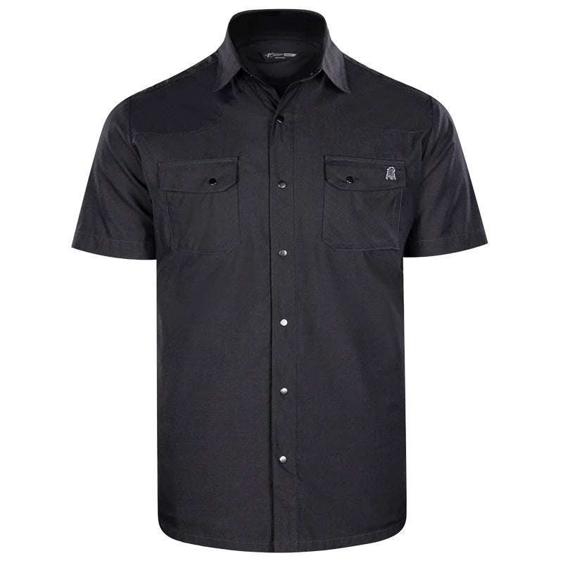 Stone Glacier Breaks Snap Shirt Short Sleeve - CARBON / SMALL - Mansfield Hunting & Fishing - Products to prepare for Corona Virus
