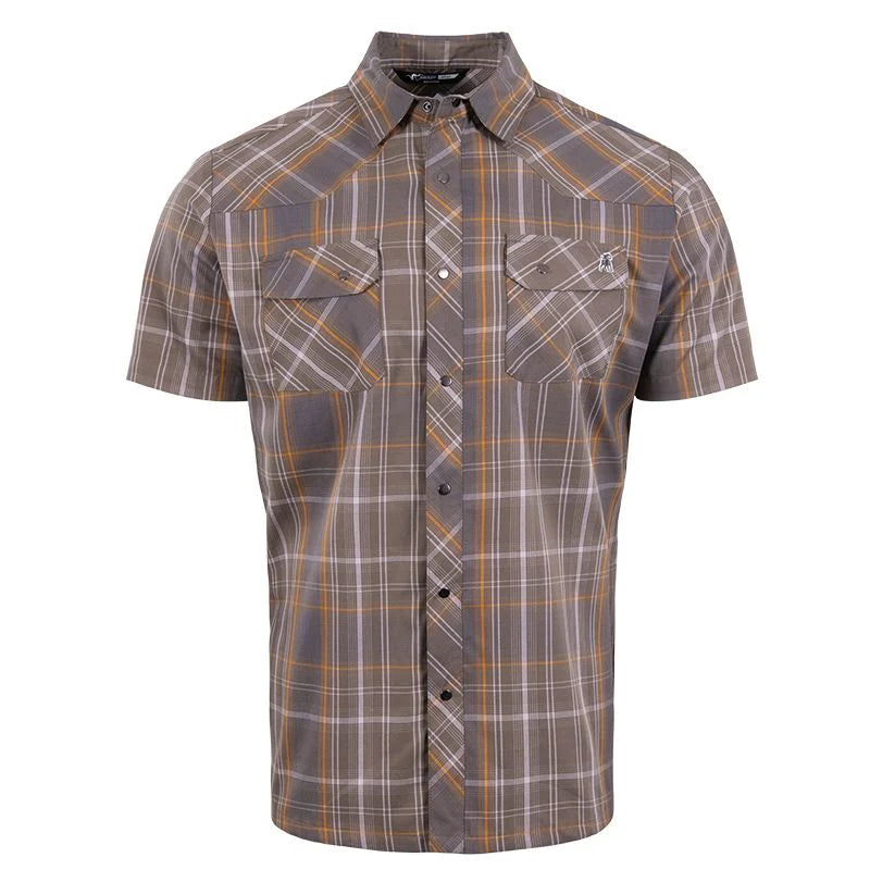 Stone Glacier Breaks Snap Shirt Short Sleeve - PLAINS PLAID / SMALL - Mansfield Hunting & Fishing - Products to prepare for Corona Virus
