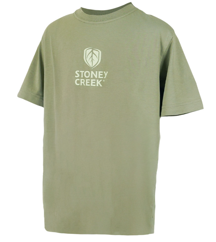 Stoney Creek Kids Stag and Fawn Tee - Matcha Green