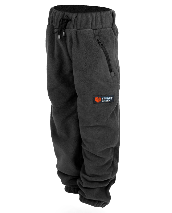 Stoney Creek Kids Trackpants - 4 / BLACK - Mansfield Hunting & Fishing - Products to prepare for Corona Virus