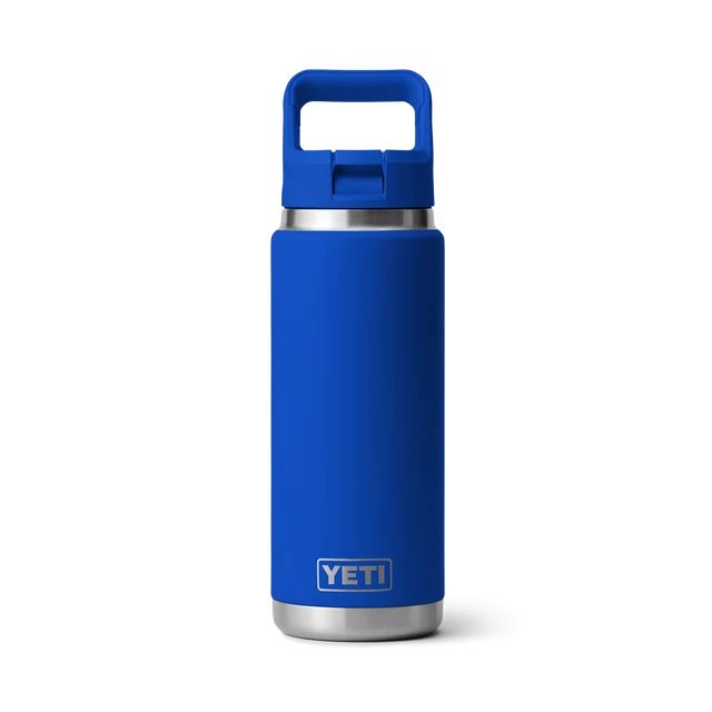 Yeti Rambler 26oz C Straw Bottle (769ml) - 26OZ / ROYAL BLUE - Mansfield Hunting & Fishing - Products to prepare for Corona Virus