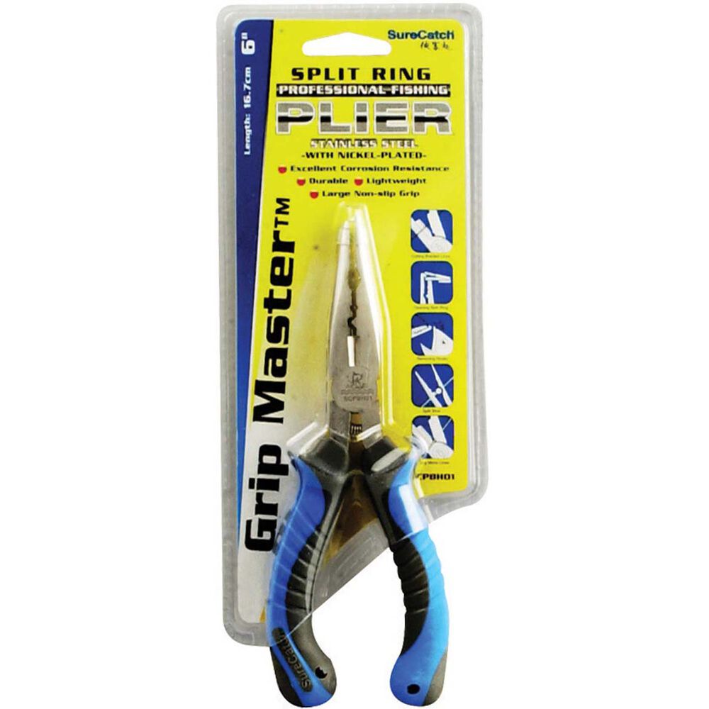 Surecatch 6" Multi Purpose Split Ring Pliers -  - Mansfield Hunting & Fishing - Products to prepare for Corona Virus