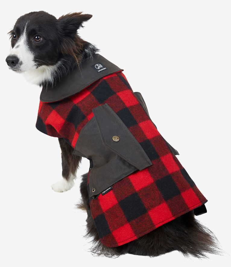 Swanndri Classic Dog Cover - Red/Black Check - - Mansfield Hunting & Fishing - Products to prepare for Corona Virus