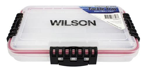 Wilson Deluxe Waterproof Tackle Tray small - - Mansfield Hunting & Fishing - Products to prepare for Corona Virus