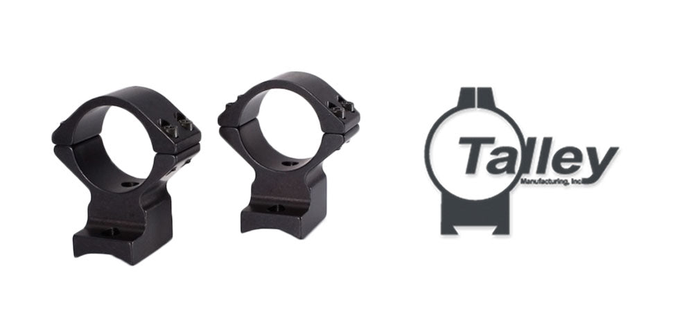 Talley 1" Alloy Lightweight Rings - Remington Model 783 Black