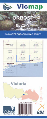 Vicmap - Orbost - 8522-N -  - Mansfield Hunting & Fishing - Products to prepare for Corona Virus