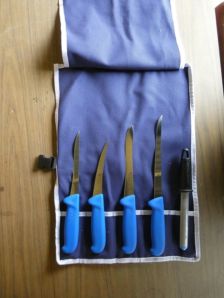 Victory Knives - Knife Roll Fishing Set - - Mansfield Hunting & Fishing - Products to prepare for Corona Virus