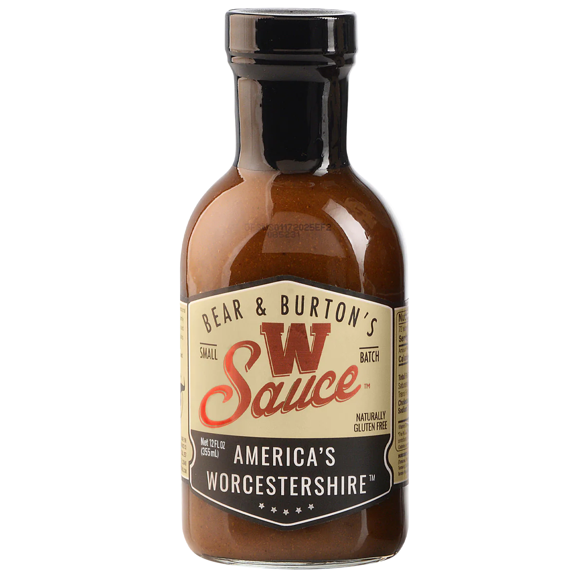 Bear & Burtons Worcestershire Sauce - 355ml - - Mansfield Hunting & Fishing - Products to prepare for Corona Virus