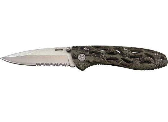 Whitby Camo 3.5inch Knife - - Mansfield Hunting & Fishing - Products to prepare for Corona Virus