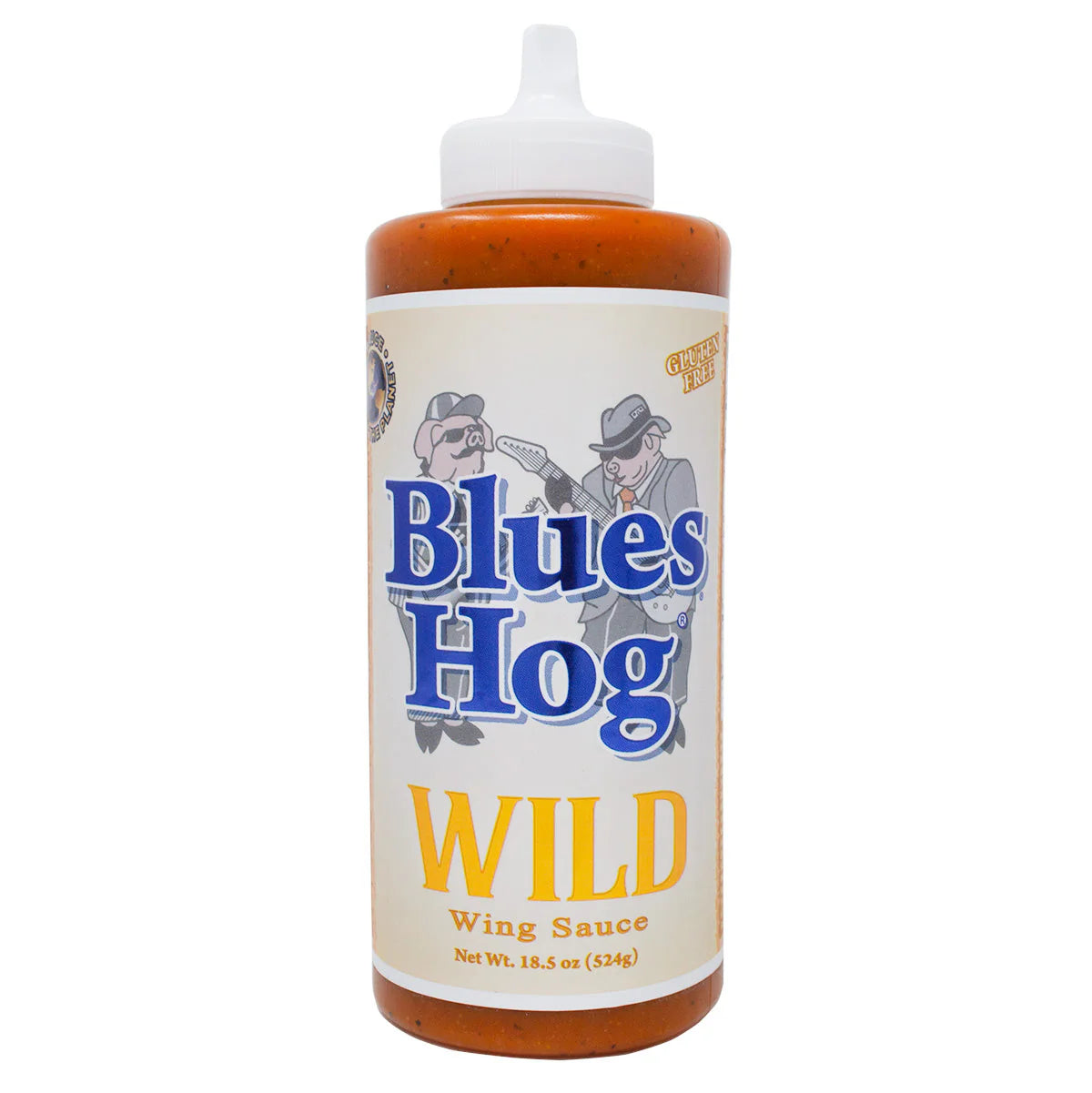 Blues Hog Wild Wing Sauce Squeeze Bottle - 524g - - Mansfield Hunting & Fishing - Products to prepare for Corona Virus