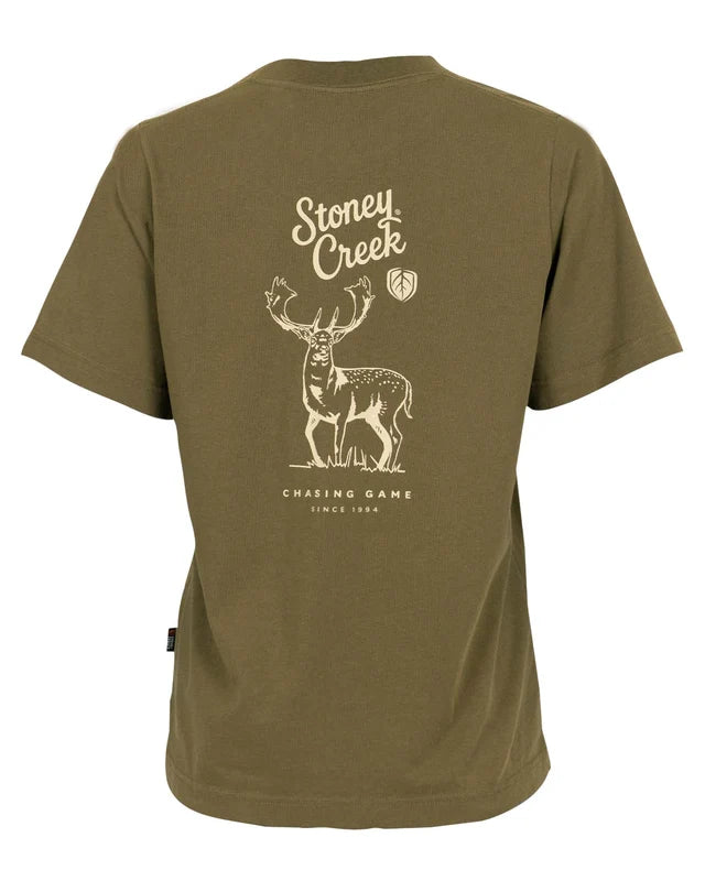 Stoney Creek Womens Chasing Game Fallow Tee