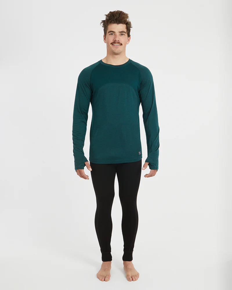XTM Mens Active 200 Long Sleeve Crew Top 200GSM - Midweight - - Mansfield Hunting & Fishing - Products to prepare for Corona Virus