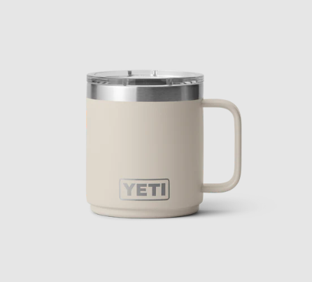 Yeti 10oz Stackable Mug with MagSlider Lid V2 (296ml) - 10OZ / CAPE TAUPE - Mansfield Hunting & Fishing - Products to prepare for Corona Virus