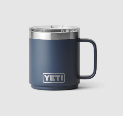 Yeti 10oz Stackable Mug with MagSlider Lid V2 (296ml) - 10OZ / NAVY - Mansfield Hunting & Fishing - Products to prepare for Corona Virus