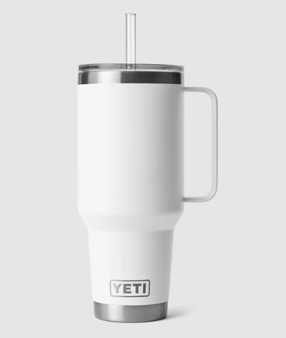 Yeti 42OZ Straw Mug (1.2L) - WHITE - Mansfield Hunting & Fishing - Products to prepare for Corona Virus