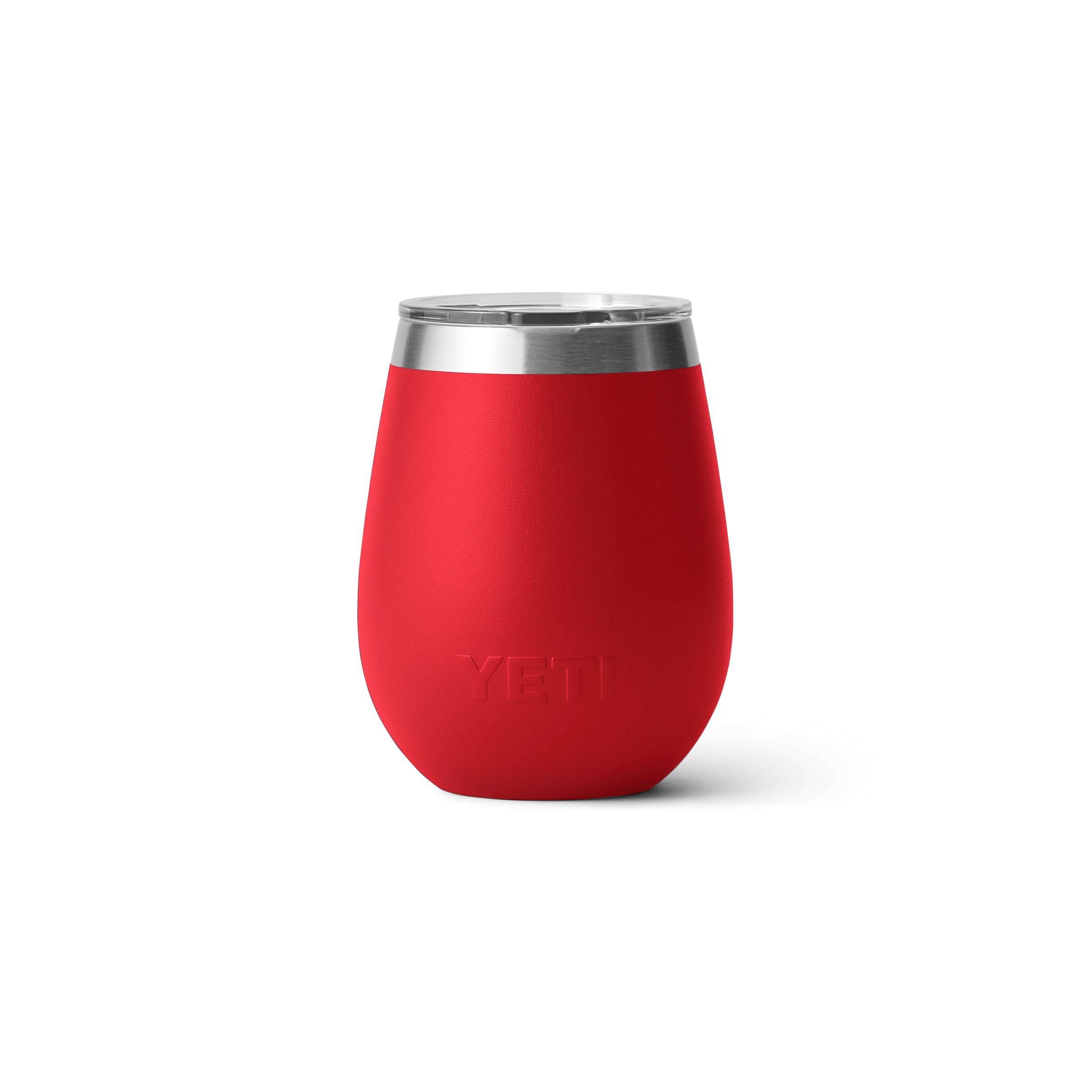 Yeti 10oz Wine Tumbler with MagSlider Lid (296ml) - 10OZ / RESCUE RED - Mansfield Hunting & Fishing - Products to prepare for Corona Virus
