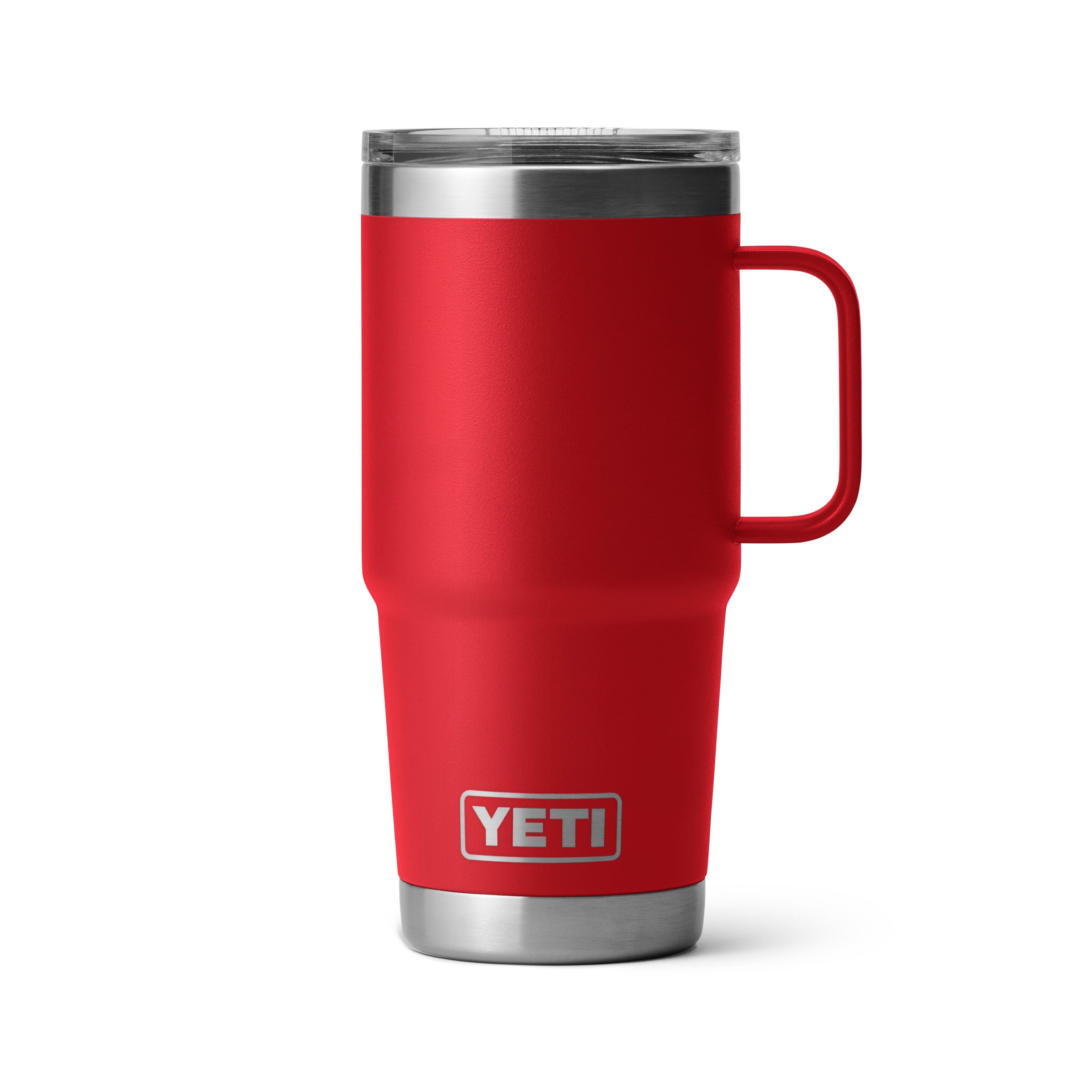 Yeti 20oz Travel Mug with StrongHold Lid (591ml) - 20OZ / RESCUE RED - Mansfield Hunting & Fishing - Products to prepare for Corona Virus