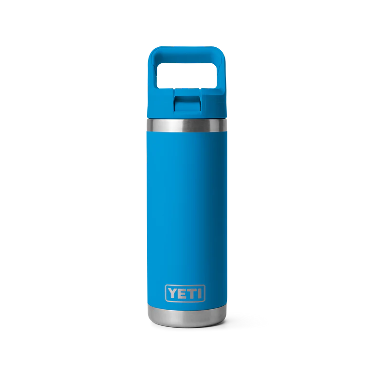 Yeti Rambler 18oz Straw Bottle - 18OZ / BIG WAVE BLUE - Mansfield Hunting & Fishing - Products to prepare for Corona Virus
