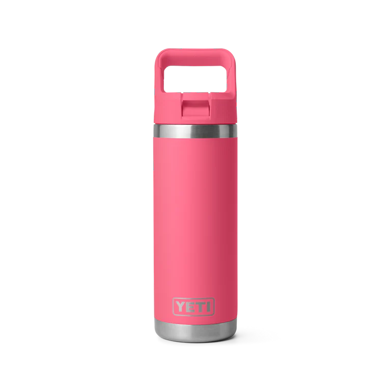 Yeti Rambler 18oz Straw Bottle (532ml) - 18OZ / TROPICAL PINK - Mansfield Hunting & Fishing - Products to prepare for Corona Virus