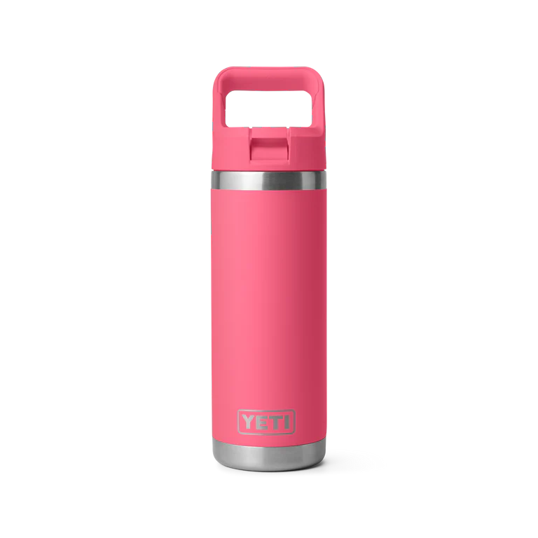 Yeti Rambler 18oz Straw Bottle - 18OZ / TROPICAL PINK - Mansfield Hunting & Fishing - Products to prepare for Corona Virus