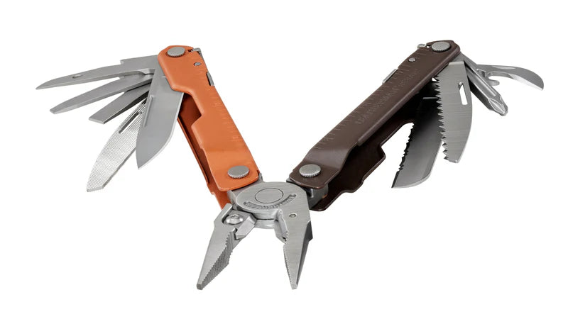 Leatherman Rebar Multi Tool Knife - Burnt Sienna with Sheath - - Mansfield Hunting & Fishing - Products to prepare for Corona Virus
