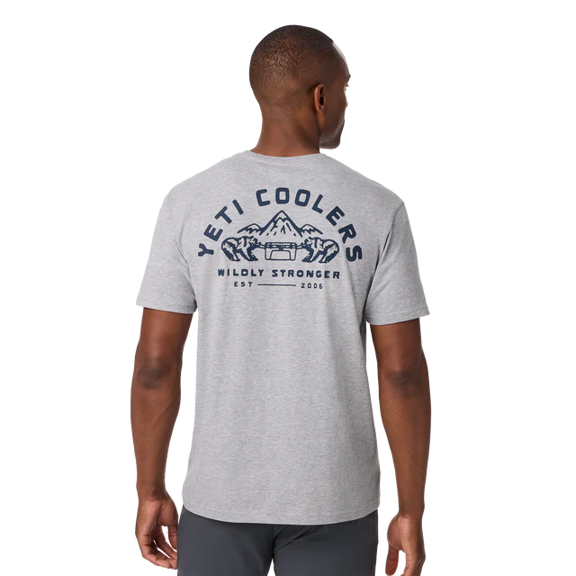 Yeti Coolers Stonger SST T-Shirt - Heather Gray