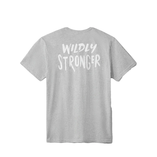 Yeti Wildly Stronger SST Heather Gray T-Shirt - - Mansfield Hunting & Fishing - Products to prepare for Corona Virus