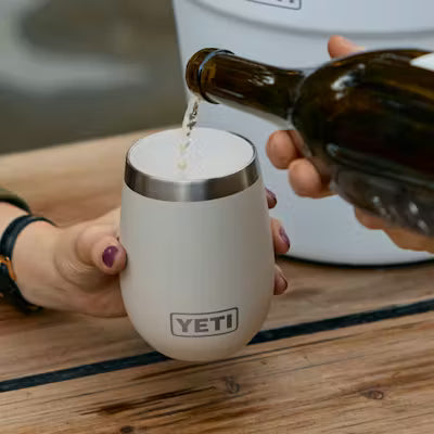 Yeti 10oz Wine Tumbler with MagSlider Lid and DURASIP™ Ceramic Lining (296ml)