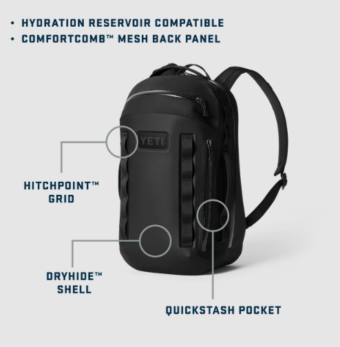 Yeti Cayo Backpack - 35LT - - Mansfield Hunting & Fishing - Products to prepare for Corona Virus