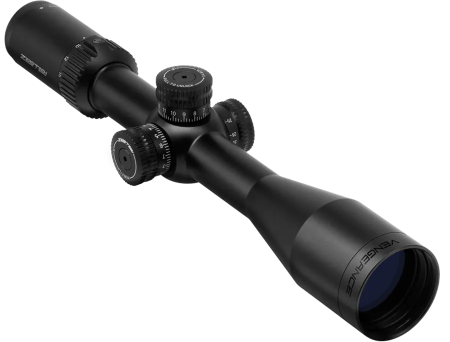 Zerotech Vengeance 4-20x50 R3 IR Rifle Scope -  - Mansfield Hunting & Fishing - Products to prepare for Corona Virus