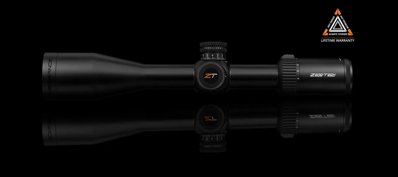 Zerotech Vengeance 4-20x50 R3 IR Rifle Scope -  - Mansfield Hunting & Fishing - Products to prepare for Corona Virus