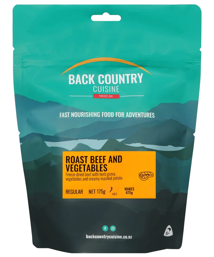Back Country Cuisine - Roast Beef And Vegetables - REGULAR - Mansfield Hunting & Fishing - Products to prepare for Corona Virus