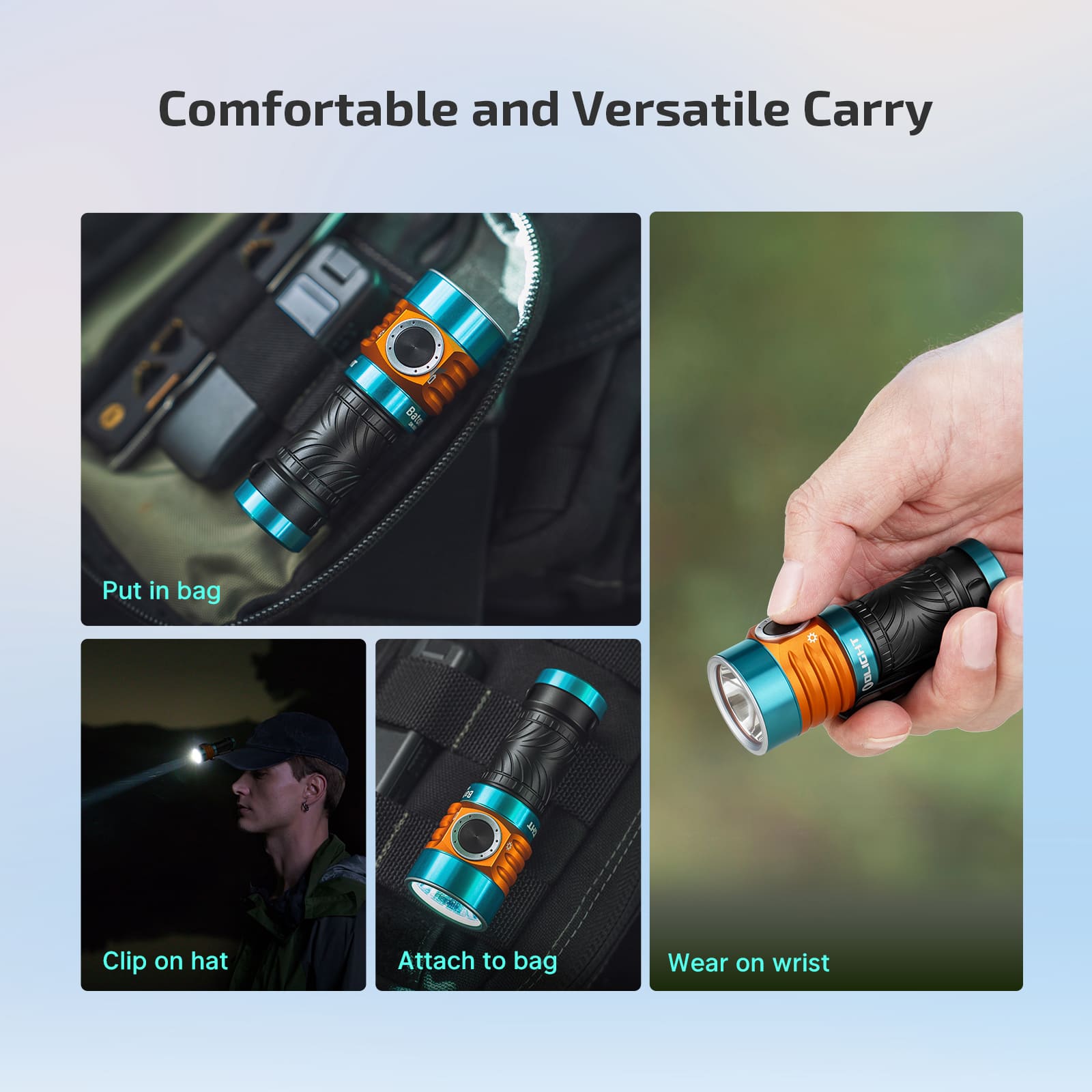 Olight Baton Turbo 1,000 Lumens with 510m beam - - Mansfield Hunting & Fishing - Products to prepare for Corona Virus