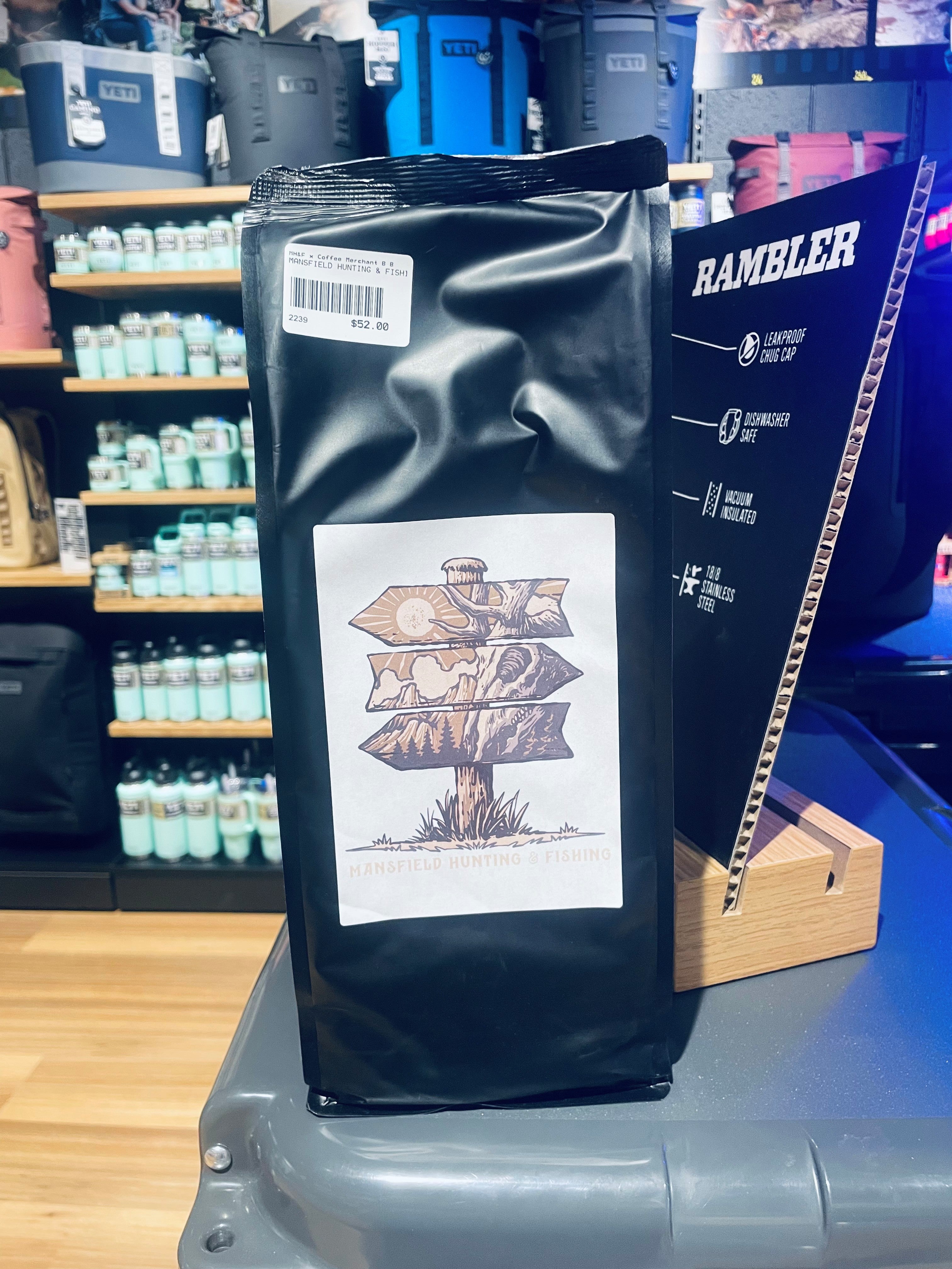 MHF Coffee Merchant B Blend Wholebean - - Mansfield Hunting & Fishing - Products to prepare for Corona Virus