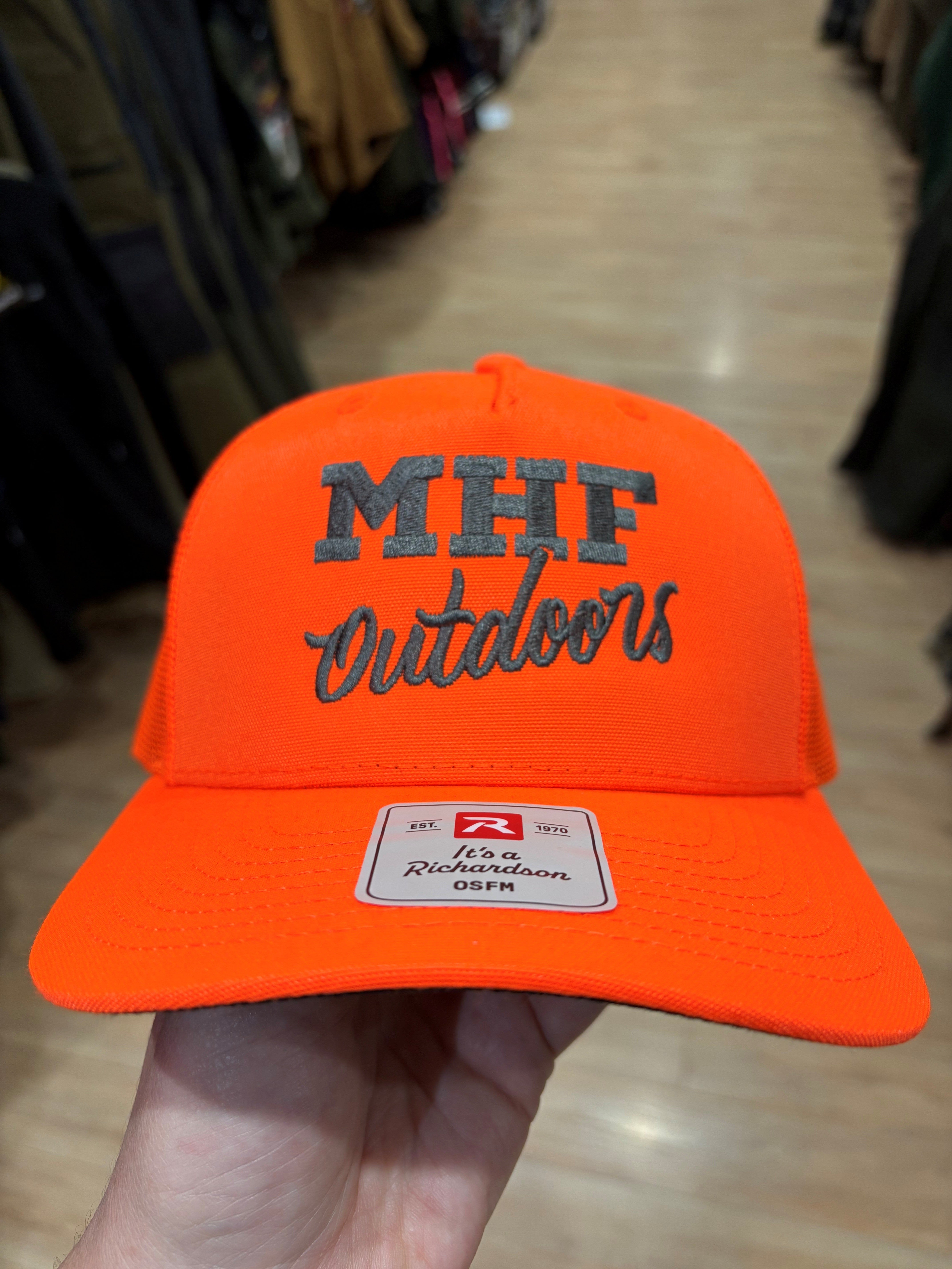 MHF Outdoors Blaze Orange Cap
