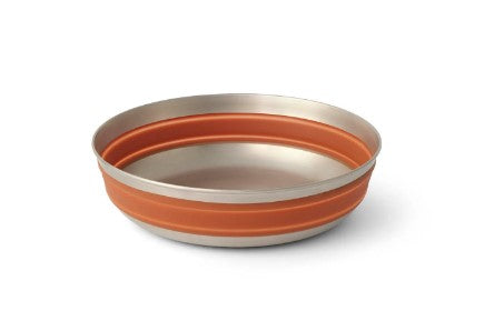 Sea to Summit Detour Stainless Steel Collapsible Bowl - Large - BROWN - Mansfield Hunting & Fishing - Products to prepare for Corona Virus
