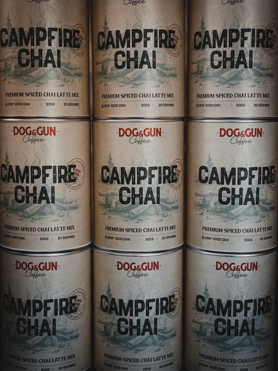 Dog & Gun Campfire Chai - Chai Mix 500g - - Mansfield Hunting & Fishing - Products to prepare for Corona Virus